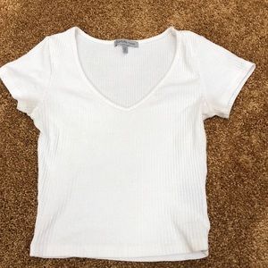 Charolette Russe White Crop Top